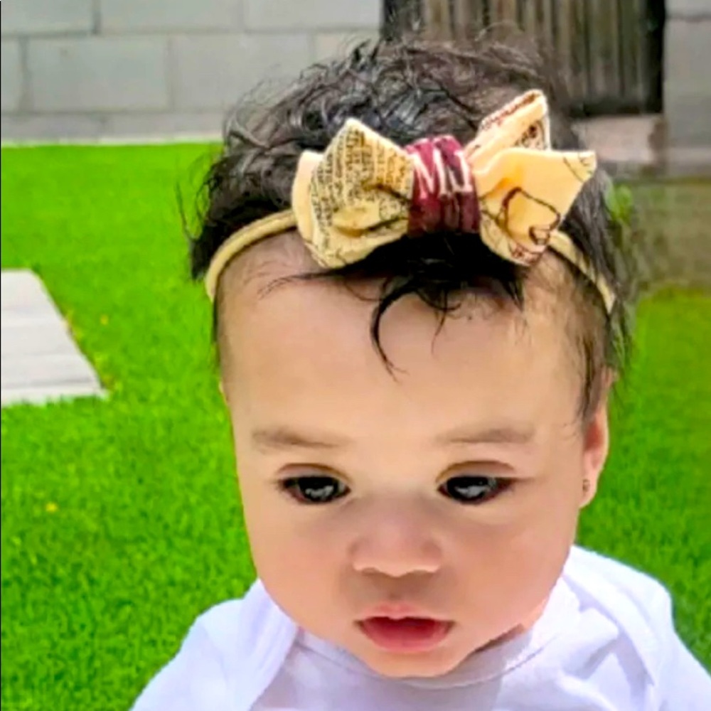 hp nylon bow  0-24months